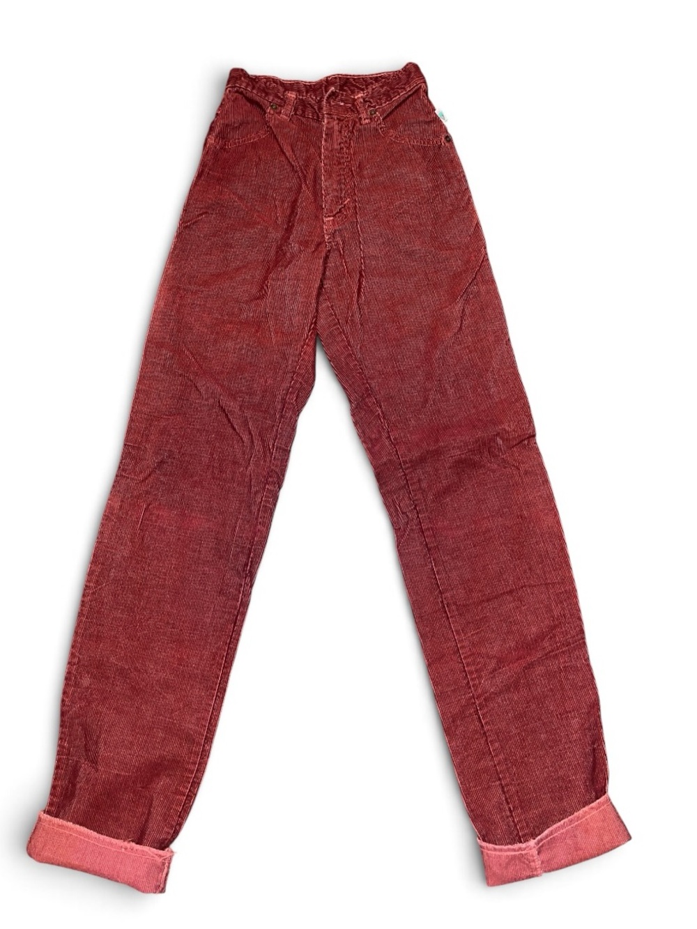 A. Smile "Gelati" VTG 80’s corduroy pants in a rust-red